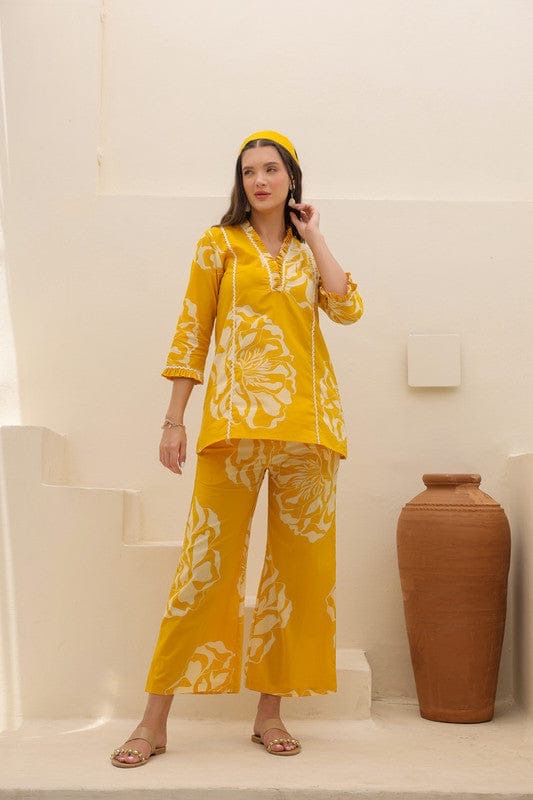 Stunning look yellow co-ord set 
