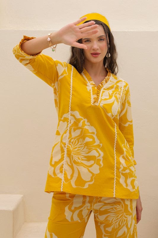 Stunning look yellow co-ord set ￼